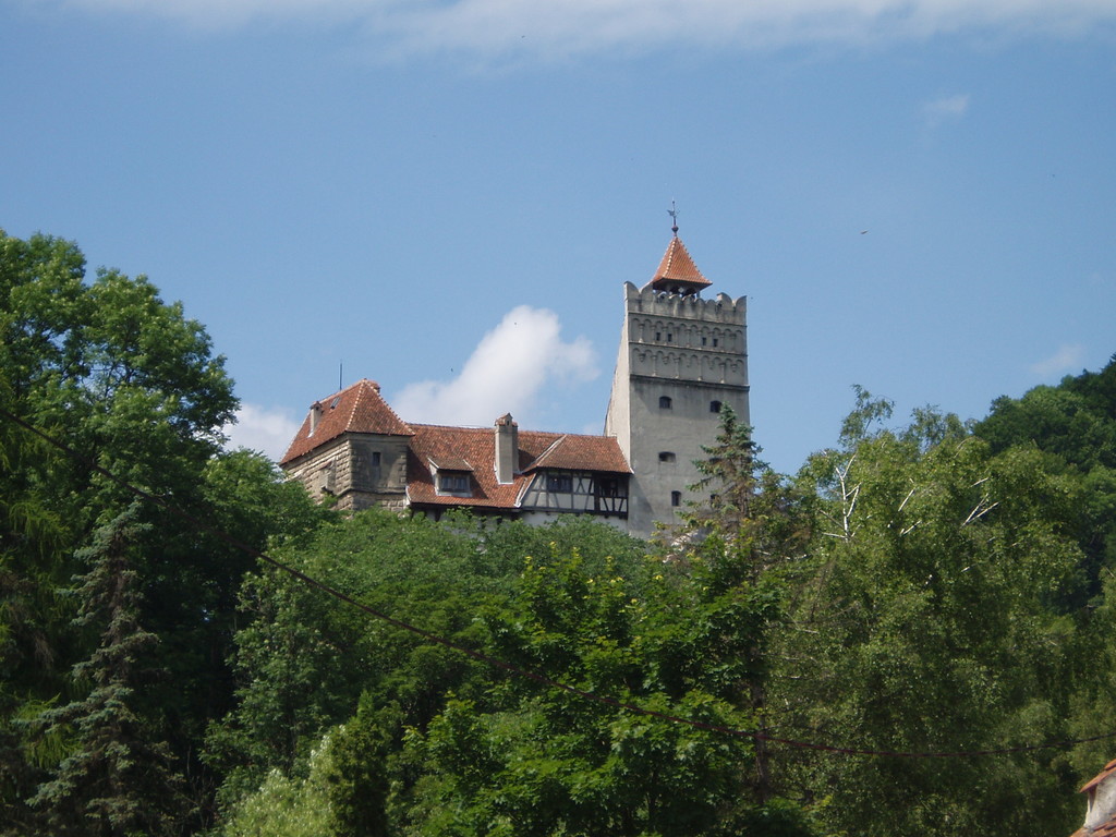 The view towards Bran Castle.