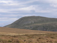 P20069244606	Looking from Glaslyn towards the summit of Foel Fadian.