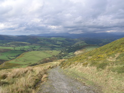 P20069244625	Heading west down the path from below Foel Fadian.