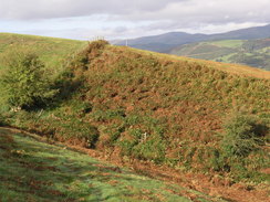 P20069254758	A gully on the hill to the west of Abercegir.