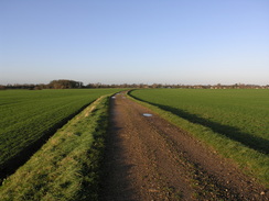 P2006C046580	The track heading east from Bury Farm.