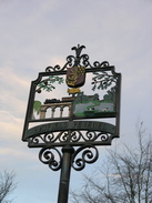 P20071016882	Hatfield Peverel village sign.