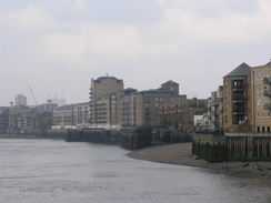 P20073257366	Heading west towards the Limehouse Basin.