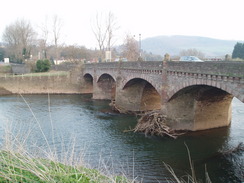 P20073310071	The bridge over the River Wye in Monmouth.