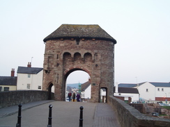 P20073310081	The Monmow Bridge in Monmouth.