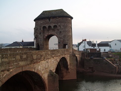 P20074010088	The Monmow Bridge in Monmouth.