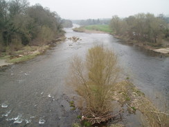 P20074030114	The River Wye in Hay-on-Wye.