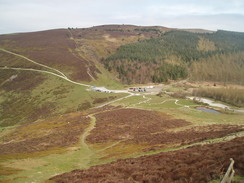 P20074090078	Looking north towards the car park at Bwlch Penbarra.