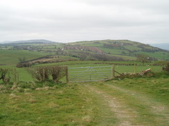 P20074100213	The path leading past Pen-y-mynydd.