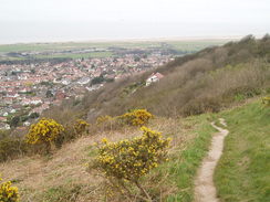 P20074100253	The path over Prestatyn Hillside.