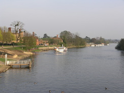 P20074147610	The Thames from Hampton Court Bridge.