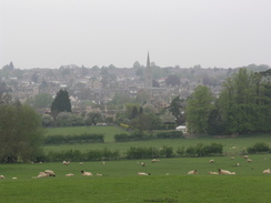 P20074297623	The view back north over Stamford.