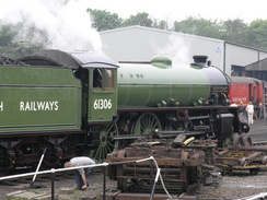 P20074297680	Mayflower at Wansford station.