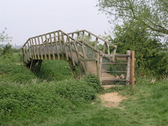 P20074297727	A footbridge over Back Dike.