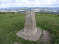 P20077088451	The trig pillar on Garth Hill.