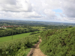 P20077088469	The descent north from Garth Hill.