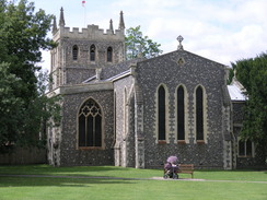 P20077288903	The attractive Royston Parish Church.