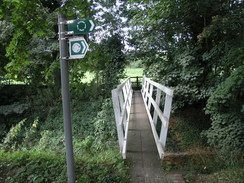 P20078119045	A bridge over the River Kennett near Dalham.