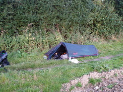 P20078260031	My tent near Whipsnade Zoo.