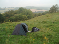 P20078260118	My tent on Ledge Hill.