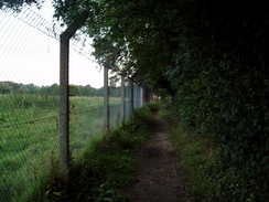 P20078270043	The path leading past Whipsnade zoo to Whipsnade.