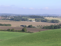 P20079169202	The view north from the Sundon Hills Country Park.