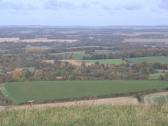 P2007A309924	The view from near Combe Gibbet.