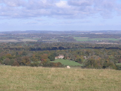 P2007A309952	The view north from West Woodhay Down.