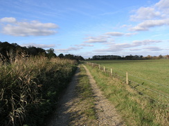 P2007B020201	Heading north from the farm at Moorcourt.