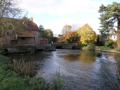 P2007B020213	The River Test at Saddler's Mill.