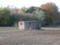 P2007B090769	A pillbox outside the Dean Hill MOD base.