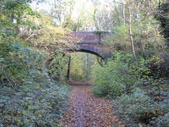 P2007B120910	Heading north along the Meon Valley Trail from Wickham.