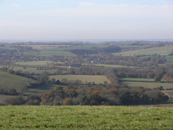 P2007B120957	The view from near Old Winchester Hill.