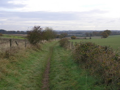 P2007B141157	Heading south towards Deane Down Farm.