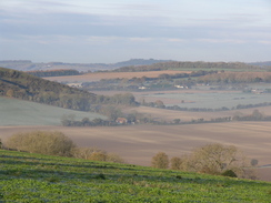 P2007B161249	Heading southwest along the track from Chiselbury.