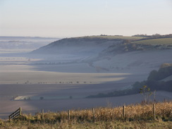 P2007B161262	Looking east from Buxbury Hill.