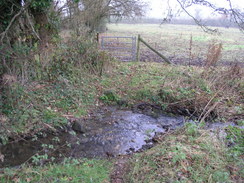 P2007B261471	Crossing a stream near Summerleaze Farm.