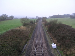 P2007B261490	The railway line near West Hatch.