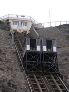 P2007C131897	The cliff lift to the east of Bournemouth Pier.