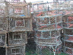 P2007C192200	Lobster pots in Warsash.