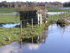 P20081302778	Floods viewed from the Avon Causeway.