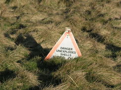 P20082103060	A warning sign on the ranges.