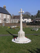 P20082183655	The war memorial outside Pimperne church.