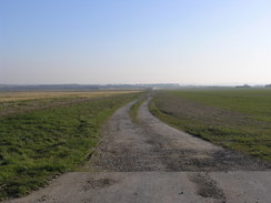 P20082183696	The old main runway at Tarrant Rushton airfield.