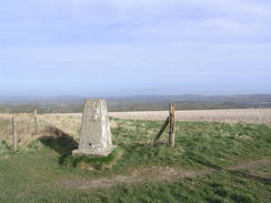 P20082273767	The trig pillar on Hambledon Hill.