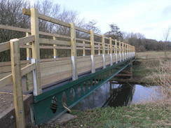 P20082273777	The bridge over the River Stour to the southwest of Hanford Farm.