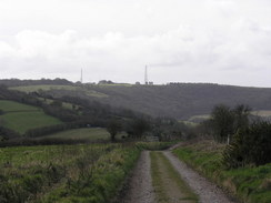 P20082273800	Following the track southwestwards from Okeford Hill.