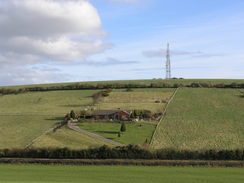 P20082273879	Looking south over Winterborne Stickland.