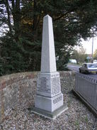 P20082273905	The war memorial in Durweston.