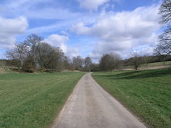 P20083193971	The track leading southwest towards Dummer Grange Farm.